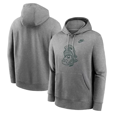 Nike Michigan State Spartans Legacy Logo Club Fleece Pullover Hoodie