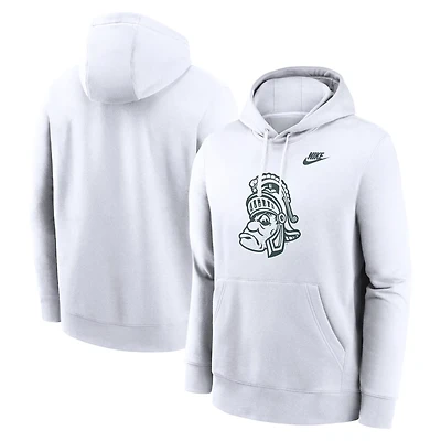 Nike Michigan State Spartans Legacy Logo Club Fleece Pullover Hoodie