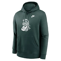 Nike Michigan State Spartans Legacy Logo Club Fleece Pullover Hoodie