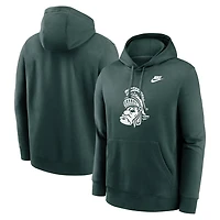 Nike Michigan State Spartans Legacy Logo Club Fleece Pullover Hoodie