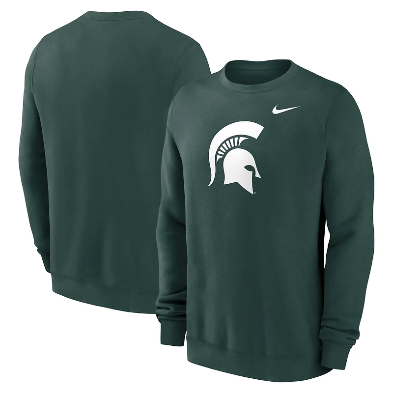 Nike Michigan State Spartans Primetime Evergreen Fleece Pullover Sweatshirt