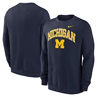 Nike Michigan Wolverines Arch Pullover Sweatshirt