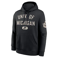 Nike Michigan Wolverines Club Fleece Fashion Hoodie