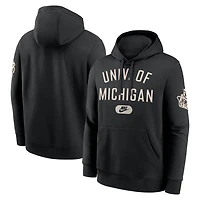 Nike Michigan Wolverines Club Fleece Fashion Hoodie