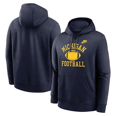 Nike Michigan Wolverines Legacy Football Icon Club Fleece Pullover Hoodie