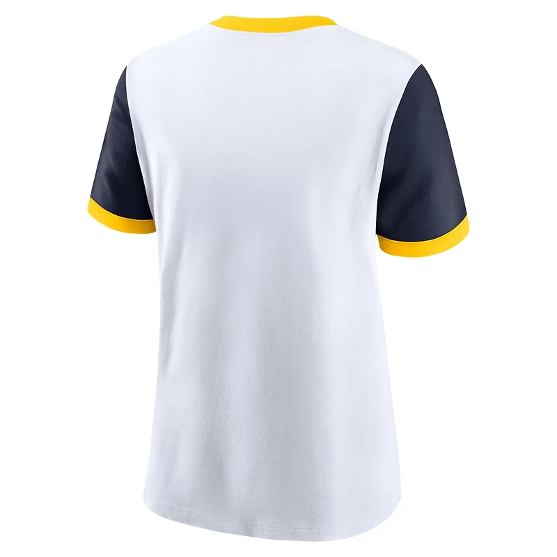 Nike Michigan Wolverines Legacy Fundamental Expression Tri-Blend T-Shirt