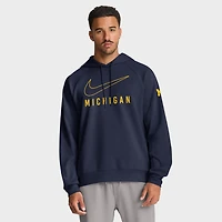 Nike Michigan Wolverines Premium Raglan Dri-FIT Hoodie