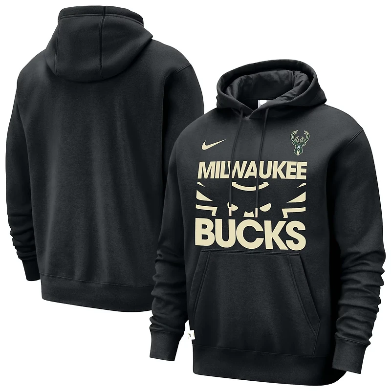 Nike Milwaukee Bucks Courtside Club Pullover Hoodie