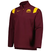 Nike Minnesota Golden Gophers 2022 Coaches Sideline Quarter-Zip Top