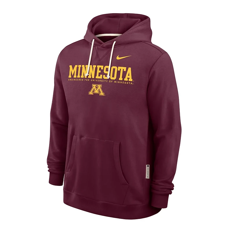 Nike Minnesota Golden Gophers 2025 Sideline Standard Issue Dri-FIT Hoodie