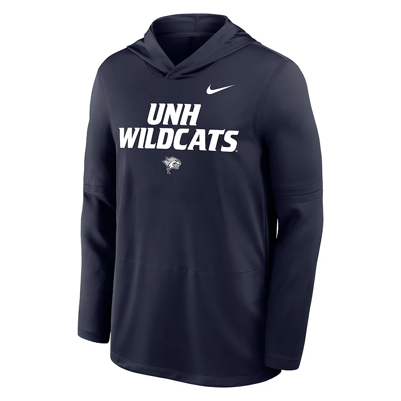 Nike New Hampshire Wildcats Sideline Dri-FIT Lightweight Hooded Top