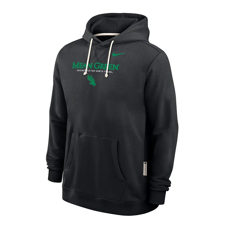 Nike North Texas Mean Green 2025 Sideline Standard Issue Dri-FIT Hoodie