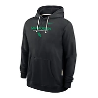 Nike North Texas Mean Green 2025 Sideline Standard Issue Dri-FIT Hoodie