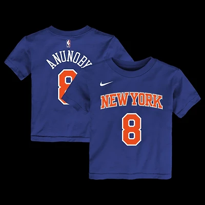 Nike OG Anunoby New York Knicks Icon Name  Number T-Shirt