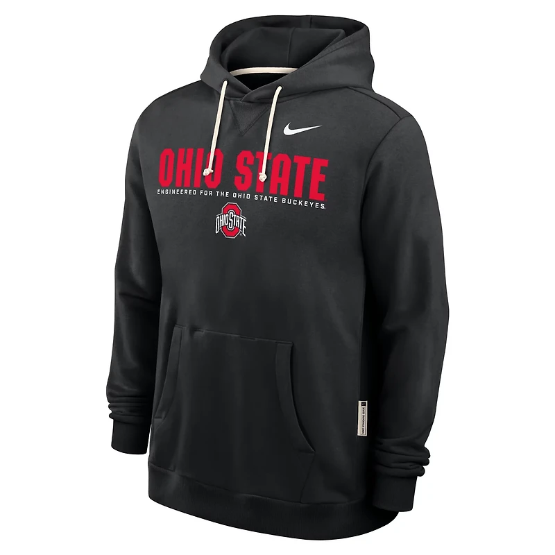 Nike Ohio State Buckeyes 2025 Sideline Standard Issue Dri-FIT Hoodie