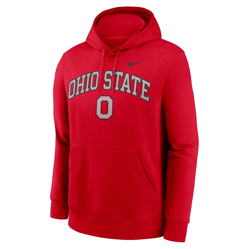 Nike Ohio State Buckeyes Club Fleece Arch Pullover Hoodie