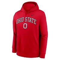 Nike Ohio State Buckeyes Club Fleece Arch Pullover Hoodie