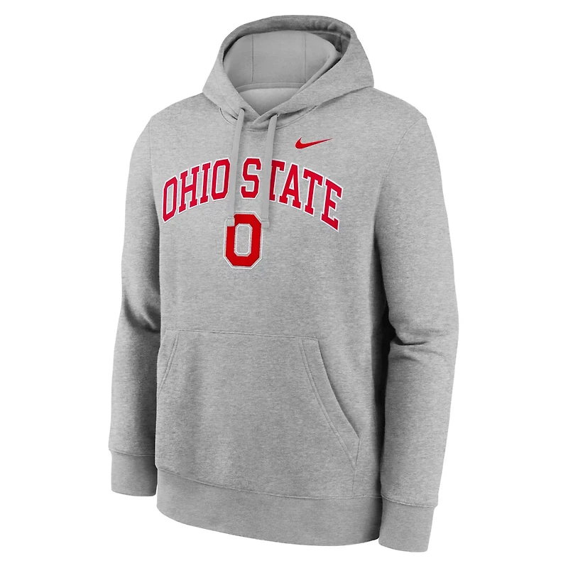 Nike Ohio State Buckeyes Club Fleece Arch Pullover Hoodie