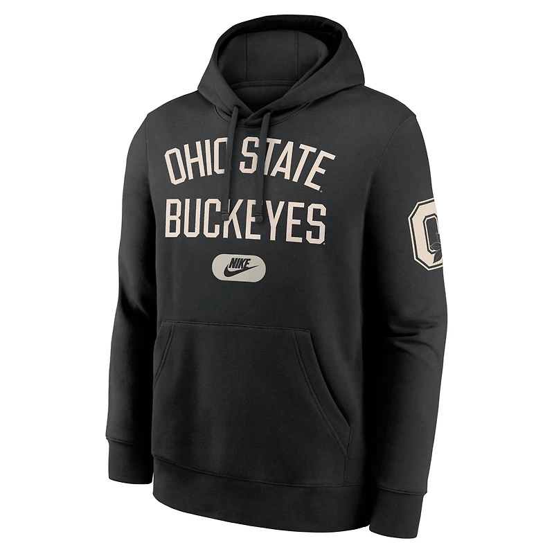 Nike Ohio State Buckeyes Club Fleece Fashion Hoodie