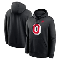Nike Ohio State Buckeyes Legacy Logo Club Fleece Pullover Hoodie