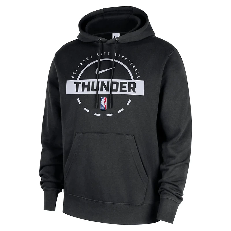 Nike Oklahoma City Thunder 2025 26 Authentic Practice Club Pullover Hoodie