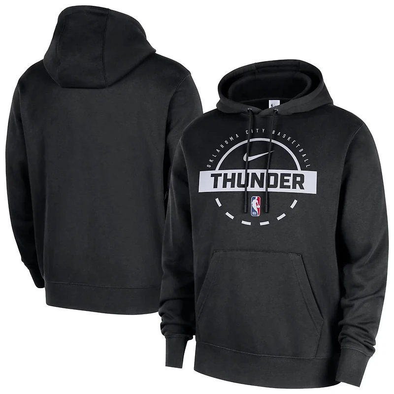 Nike Oklahoma City Thunder 2025 26 Authentic Practice Club Pullover Hoodie