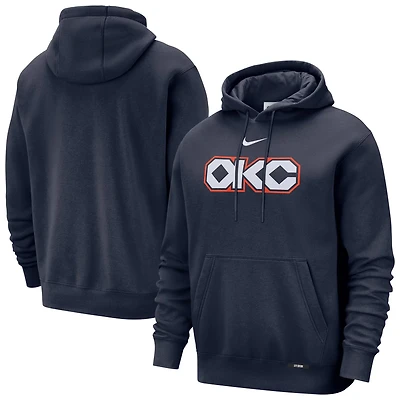 Nike Oklahoma City Thunder 2025 26 City Edition Essential Remix Club Hoodie
