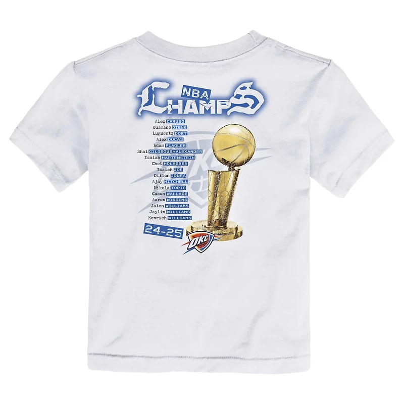 Nike Oklahoma City Thunder 2025 NBA Finals Champions Parade Roster T-Shirt