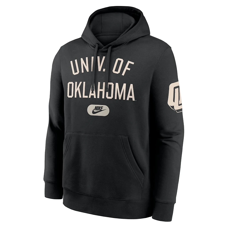Nike Oklahoma Sooners Club Fleece Fashion Hoodie