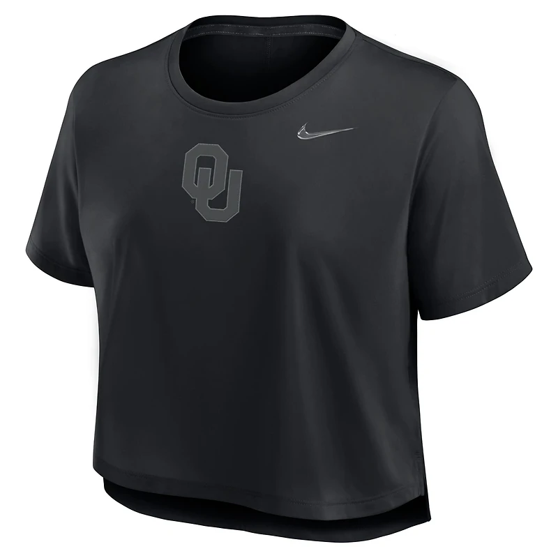 Nike Oklahoma Sooners Performance Cropped T-Shirt