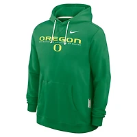 Nike Oregon Ducks 2025 Sideline Standard Issue Dri-FIT Hoodie