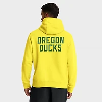 Nike Oregon Ducks Basketball Two-Hit Club Fleece Pullover Hoodie