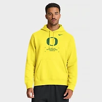 Nike Oregon Ducks Basketball Two-Hit Club Fleece Pullover Hoodie