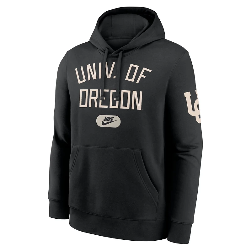 Nike Oregon Ducks Club Fleece Fashion Hoodie