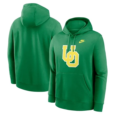 Nike Oregon Ducks Legacy Logo Club Fleece Pullover Hoodie