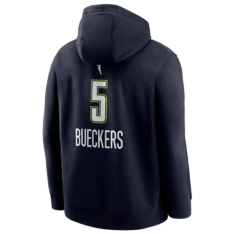 Nike Paige Bueckers Dallas Wings 2025 WNBA Draft Explorer Edition Name  Number Pullover Hoodie
