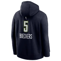Nike Paige Bueckers Dallas Wings 2025 WNBA Draft Explorer Edition Name  Number Pullover Hoodie
