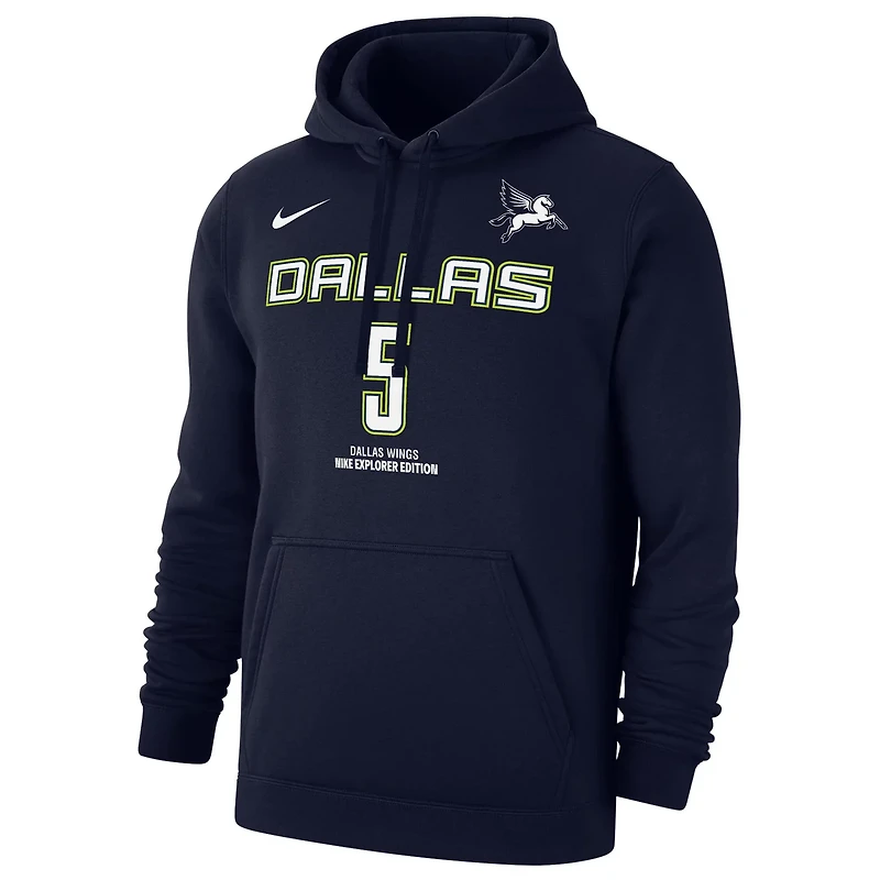 Nike Paige Bueckers Dallas Wings 2025 WNBA Draft Explorer Edition Name  Number Pullover Hoodie
