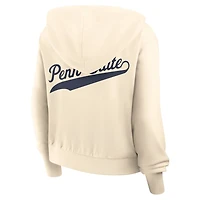 Nike Penn State Nittany Lions Cropped Chill Full-Zip Hoodie