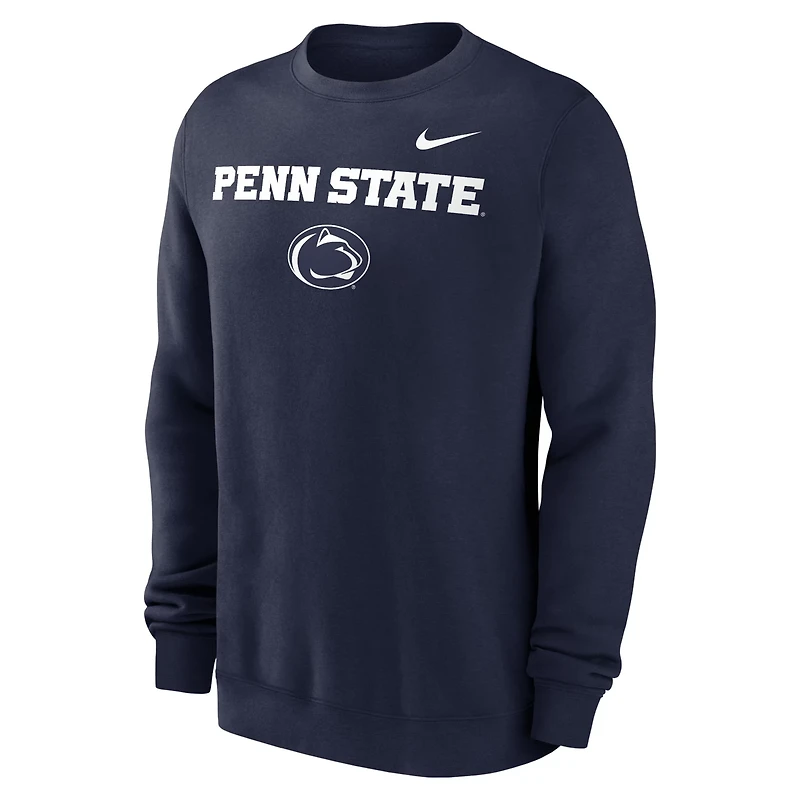 Nike Penn State Nittany Lions Primetime Primary Stack Pullover Sweatshirt