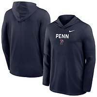 Nike Pennsylvania Quakers Sideline Dri-FIT Lightweight Hooded Top