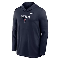 Nike Pennsylvania Quakers Sideline Dri-FIT Lightweight Hooded Top