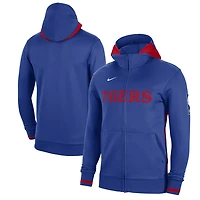 Nike Philadelphia 76ers Authentic Showtime Performance Full-Zip Hoodie