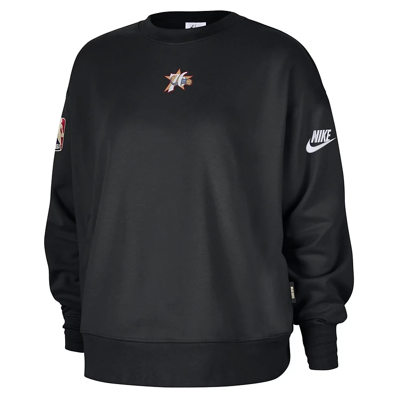 Nike Philadelphia 76ers Classic Edition Hardwood Classics Premium Phoenix Fleece Sweatshirt
