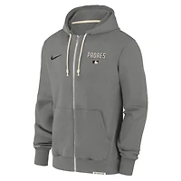 Nike San Diego Padres Authentic Collection Travel Performance Full-Zip Hoodie