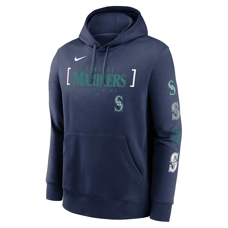 Nike Seattle Mariners Club Stack Pullover Hoodie