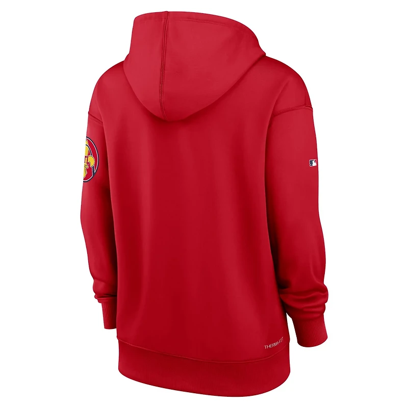 Nike St Louis Cardinals 2024 City Connect Authentic Collection Practice Performance Pullover Hoodie