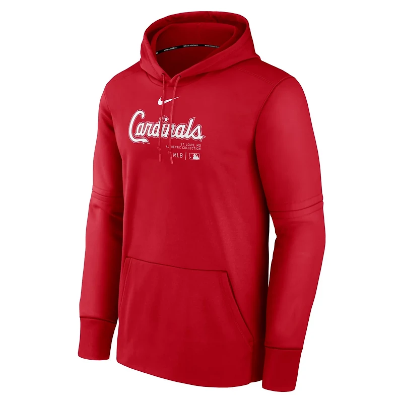 Nike St Louis Cardinals Authentic Collection Practice Performance Pullover Hoodie