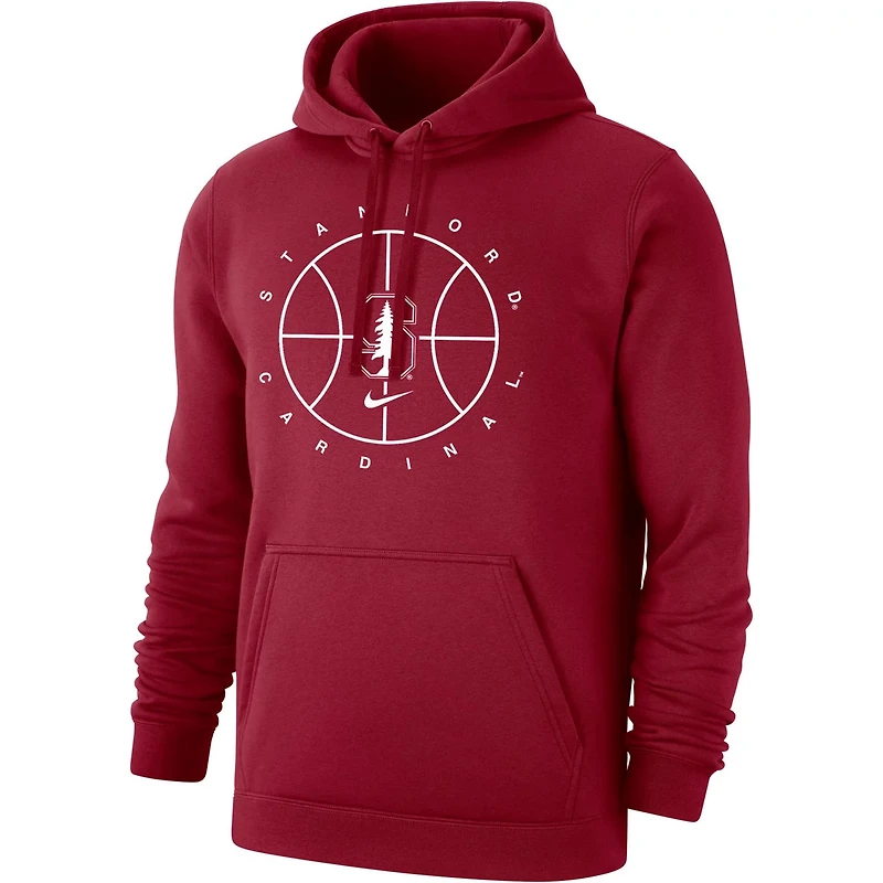 Nike Stanford Basketball Icon Club Fleece Pullover Hoodie