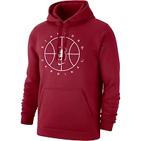 Nike Stanford Basketball Icon Club Fleece Pullover Hoodie